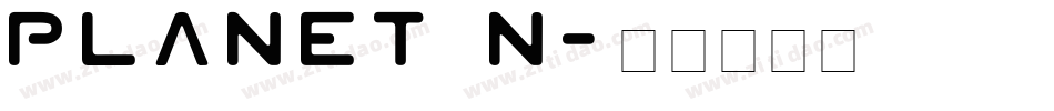 Planet N字体转换